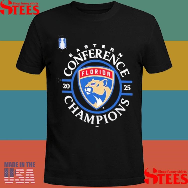 Florida Panthers 2025 Eastern Conference Champions Locker Room Shirts