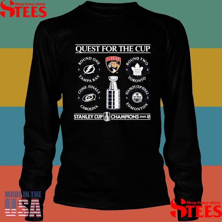 Florida Panthers 2025 Stanley Cup Champions Schedule T-shirt