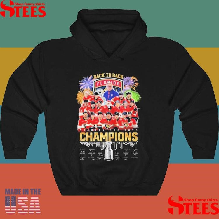 Florida Panthers Back To Back Stanley Cup Champions T-shirt