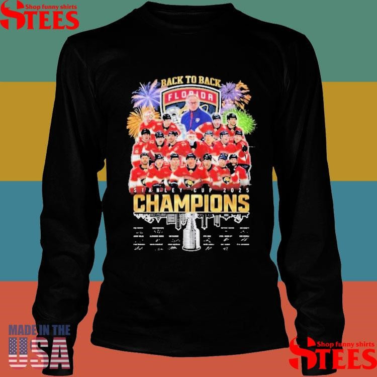 Florida Panthers Back To Back Stanley Cup Champions T-shirt