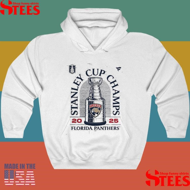 Florida Panthers Fanatics Heather 2025 Stanley Cup Champions Locker Room T-shirt