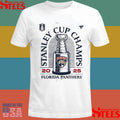 Florida Panthers Fanatics Heather 2025 Stanley Cup Champions Locker Room T-shirt