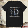 Florida Panthers Hockey 2025 Stanley Cup Champions Schedule Quest For The Cup t-shirt