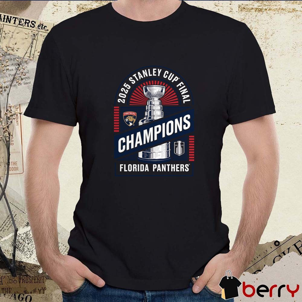Florida Panthers Hockey 2025 Stanley Cup Final Champions Shine t-shirt