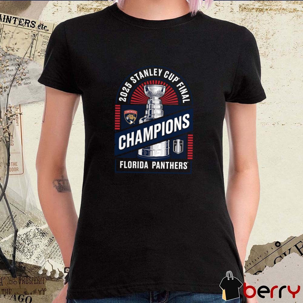 Florida Panthers Hockey 2025 Stanley Cup Final Champions Shine t-shirt