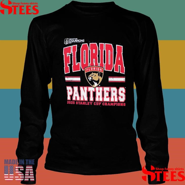 Florida Panthers Majestic Threads Women’s 2025 Stanley Cup Champions T-shirt