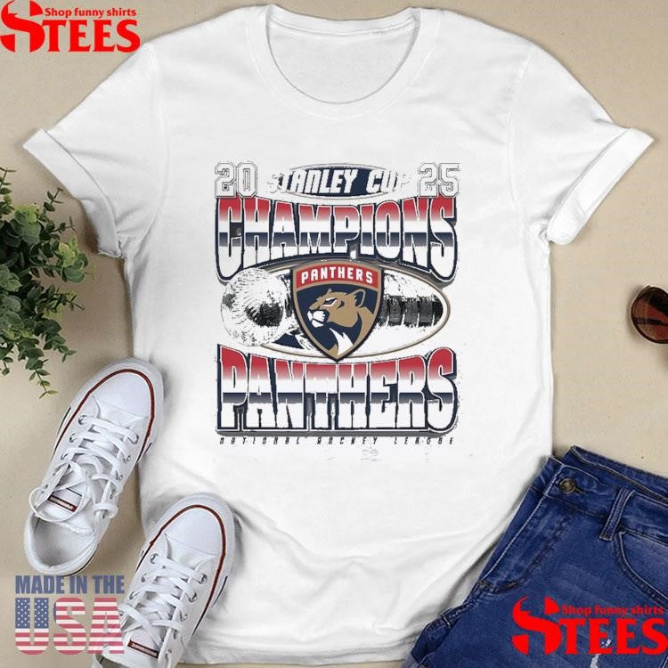 Florida Panthers Mitchell & Ness 2025 Stanley Cup Champions Victory Arch T-shirt