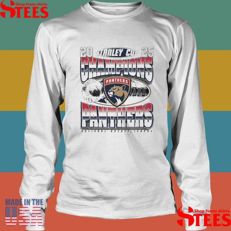 Florida Panthers Mitchell & Ness 2025 Stanley Cup Champions Victory Arch T-shirt
