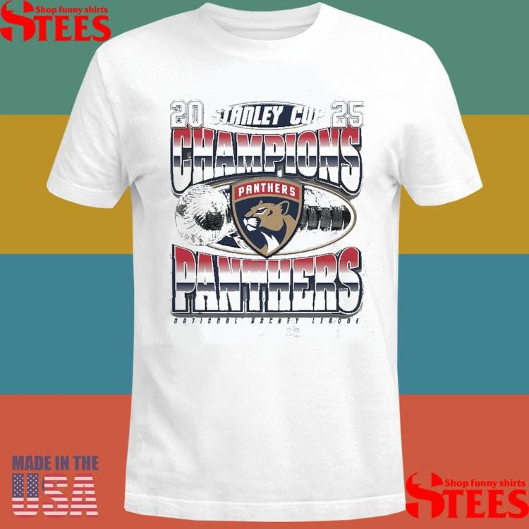 Florida Panthers Mitchell & Ness 2025 Stanley Cup Champions Victory Arch T-shirt