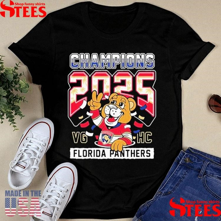 Florida Panthers Stanley Cup Champions 2025 T-shirt