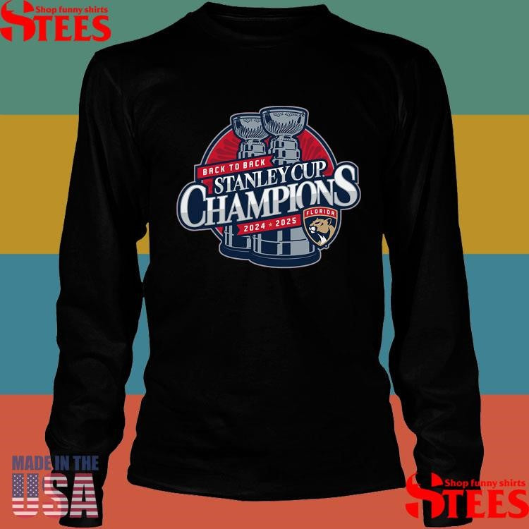 Florida Panthers Youth 2024-2025 Back-to-back Stanley Cup Champions T-shirt