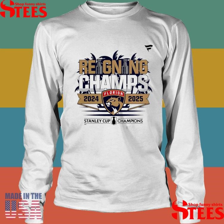 Florida Panthers Youth Back-to-back Stanley Cup Champions Parade T-shirt
