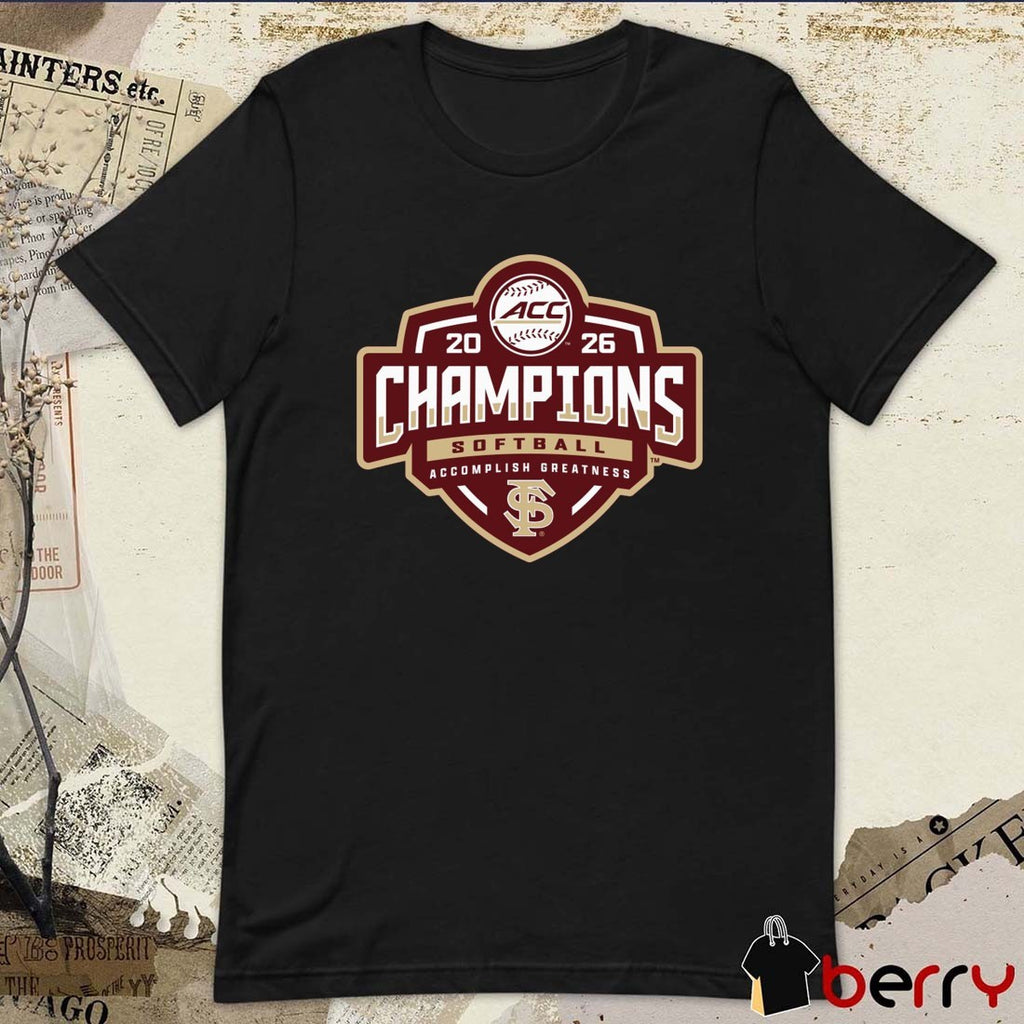 Florida State Seminoles 2026 NCAA ACC Softball Tournament Champions Locker Room t-shirt