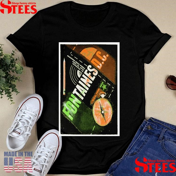 Fontaines D.c. April 30, 2025 Marathon Music Works, Nashville, Tn Poster Shirts