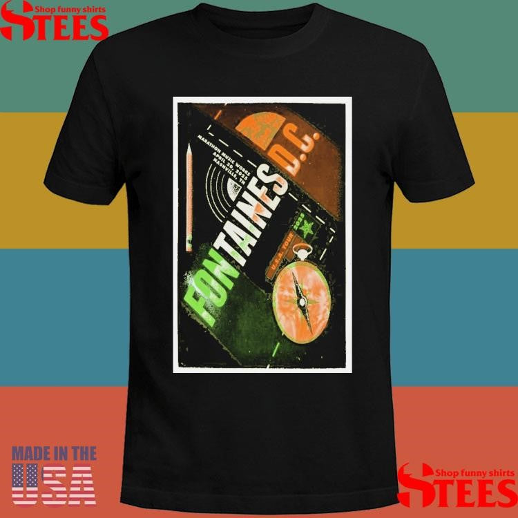Fontaines D.c. April 30, 2025 Marathon Music Works, Nashville, Tn Poster Shirts