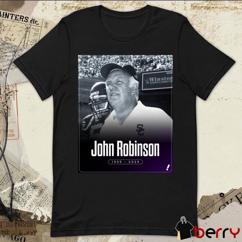 Former USC football coach John Robinson has passed away at the age of 89 1935-2024 t-shirt