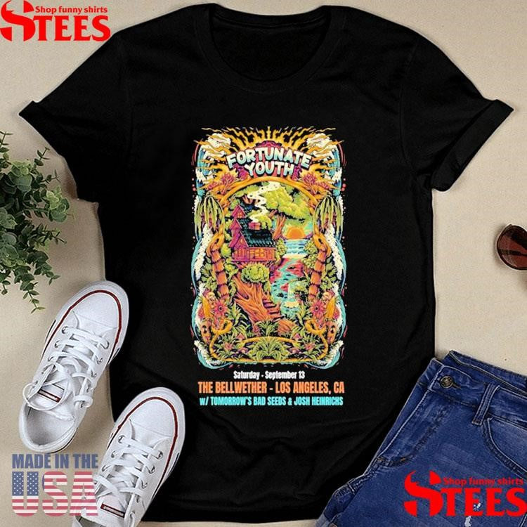 Fortunate Youth The Bellwether Los Angeles Ca Sept 13 2025 T-shirt