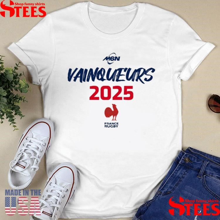 France Rugby Victory Vainqueurs T6N 2025 Shirts
