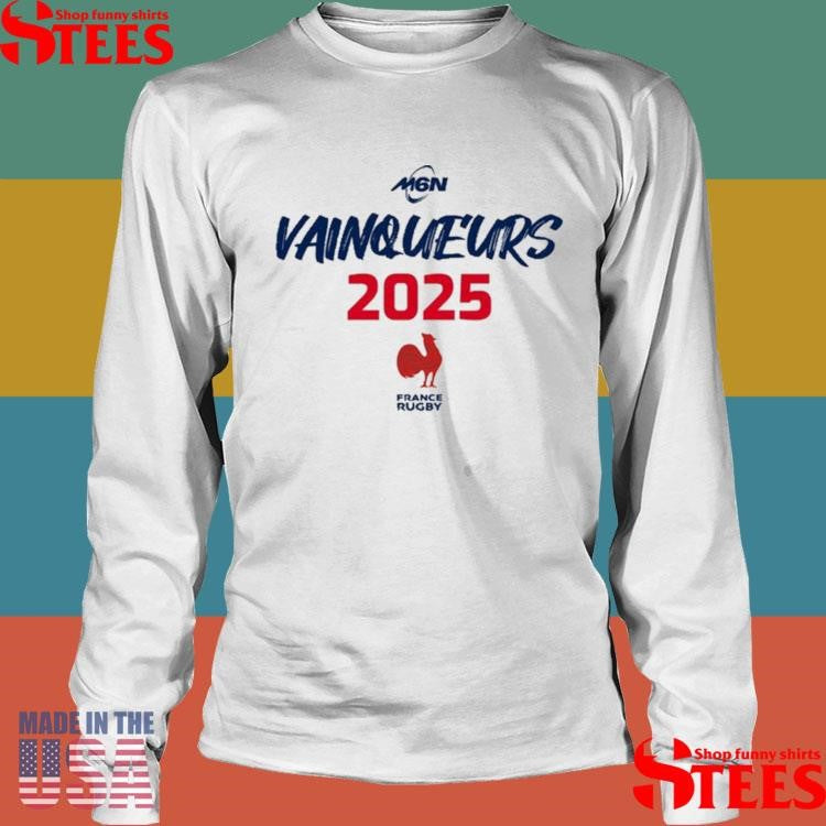 France Rugby Victory Vainqueurs T6N 2025 Shirts