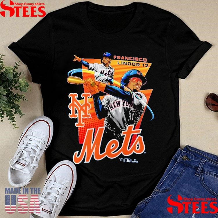 Francisco Lindor New York Mets Anime Graphic T-shirt