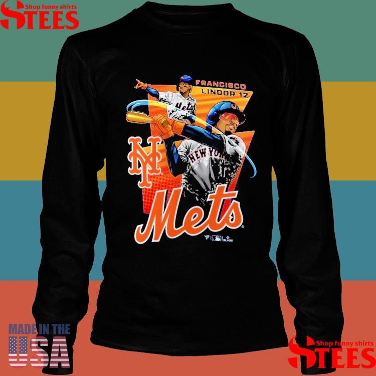 Francisco Lindor New York Mets Anime Graphic T-shirt