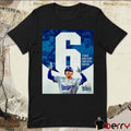Freddie Freeman LA Dodgers Six Straight World Series Games With A Home Run Poster t-shirt