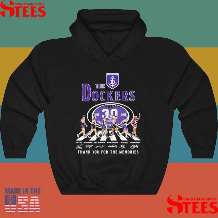 Fremantle Dockers 30th Anniversary In Afl 1995-2025 Shirts