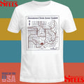 Friendship Downtown Clovis Sewer System Map Shirts