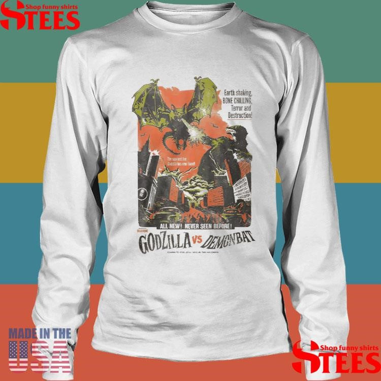 Fright Rags Godzilla vs Demon Bat Shirts