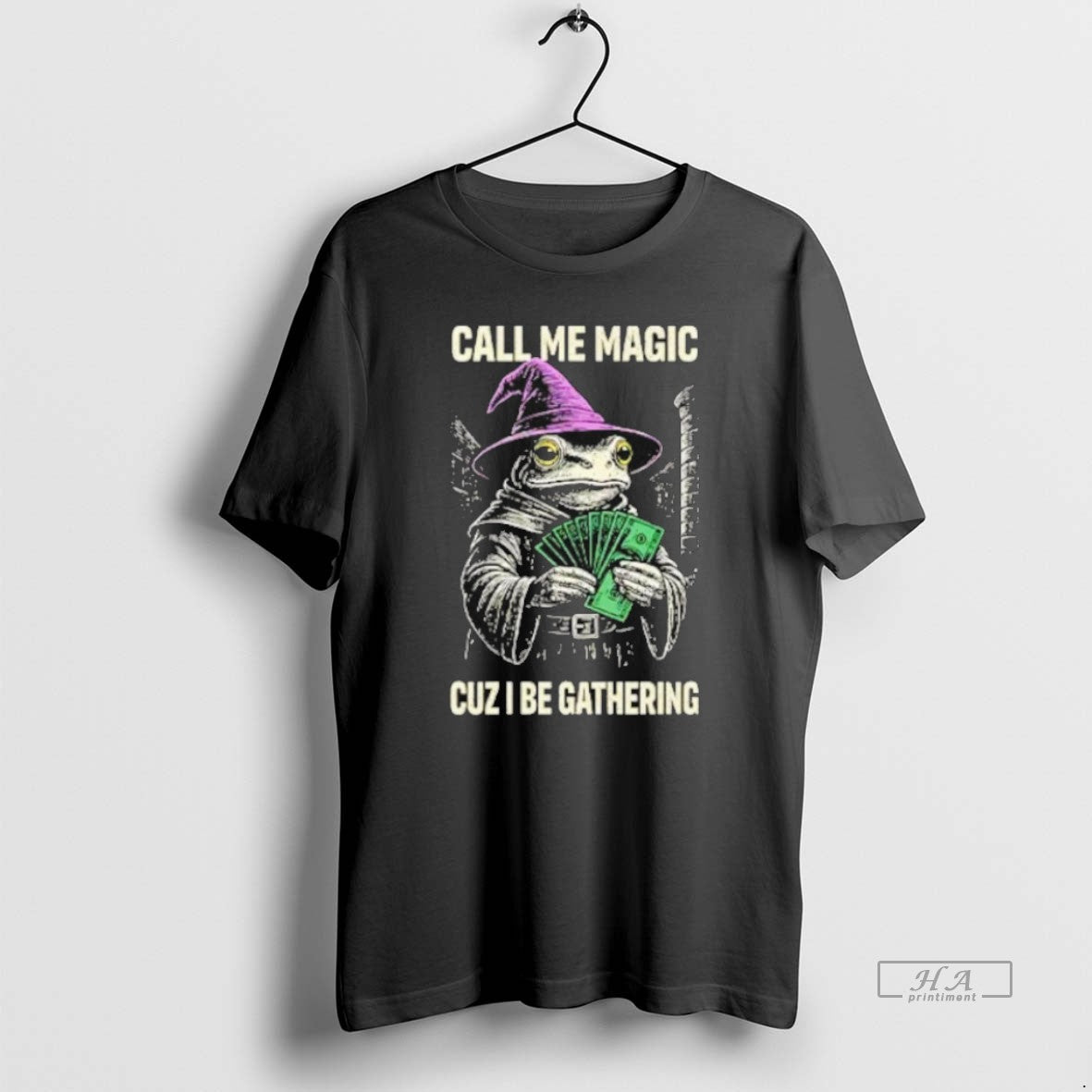 Official Frog Call Me Magic Cuz I Be Gathering Funny Wizard T-Shirts, Hoodie, Sweatshirt | CiraTrend.com