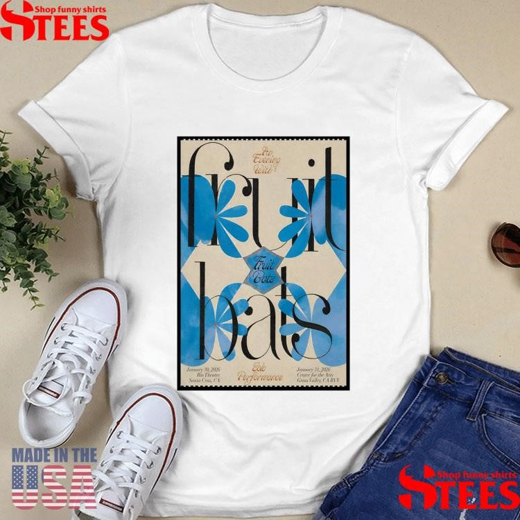 Fruit Bats California 2026 Tour T-shirt