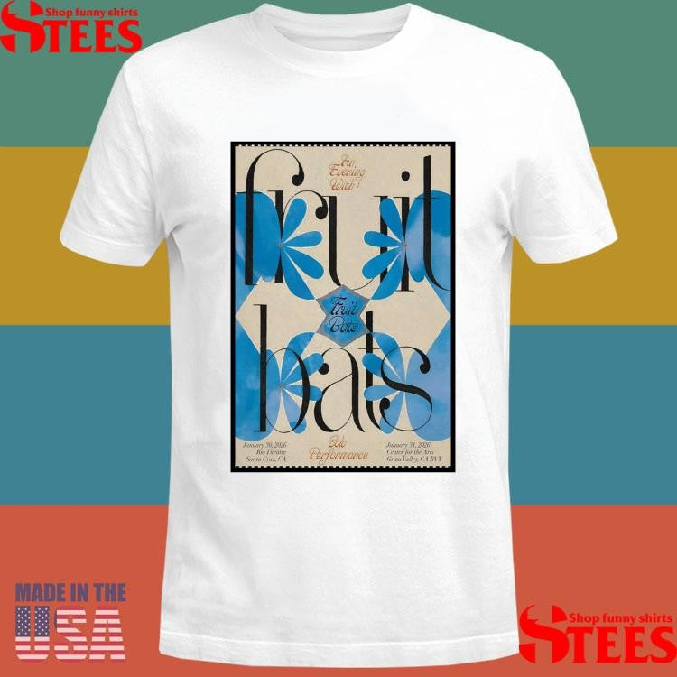 Fruit Bats California 2026 Tour T-shirt