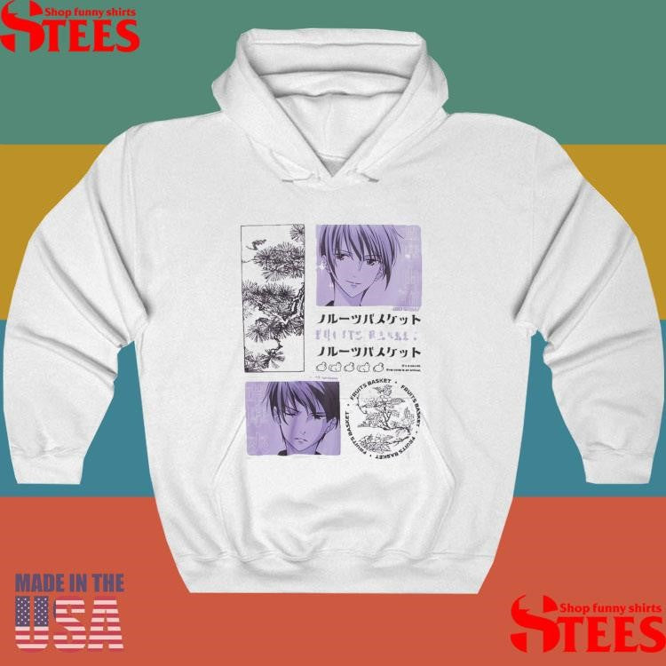 Fruits Basket Kyo And Yuki Tonal Icon Girls Shirts