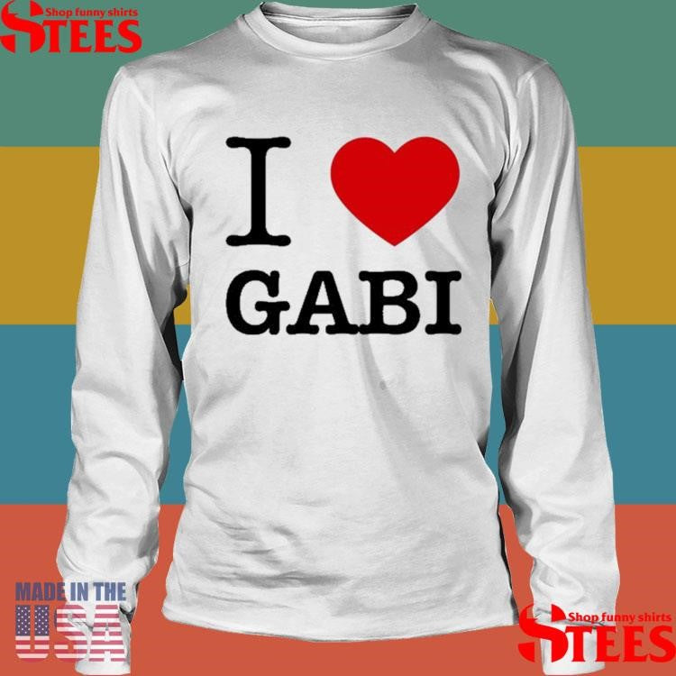 Gabriela Moura I Love Gabi T-shirt