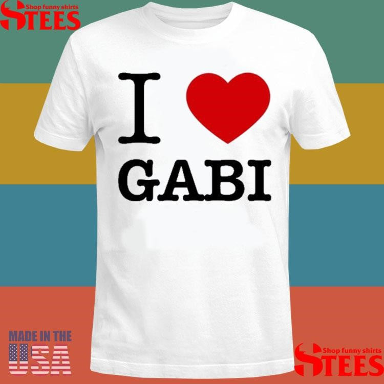 Gabriela Moura I Love Gabi T-shirt