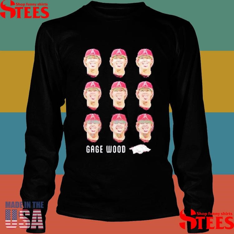 Gage Wood Arkansas Razorbacks T-shirt