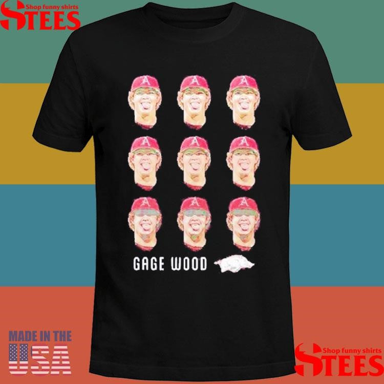 Gage Wood Arkansas Razorbacks T-shirt