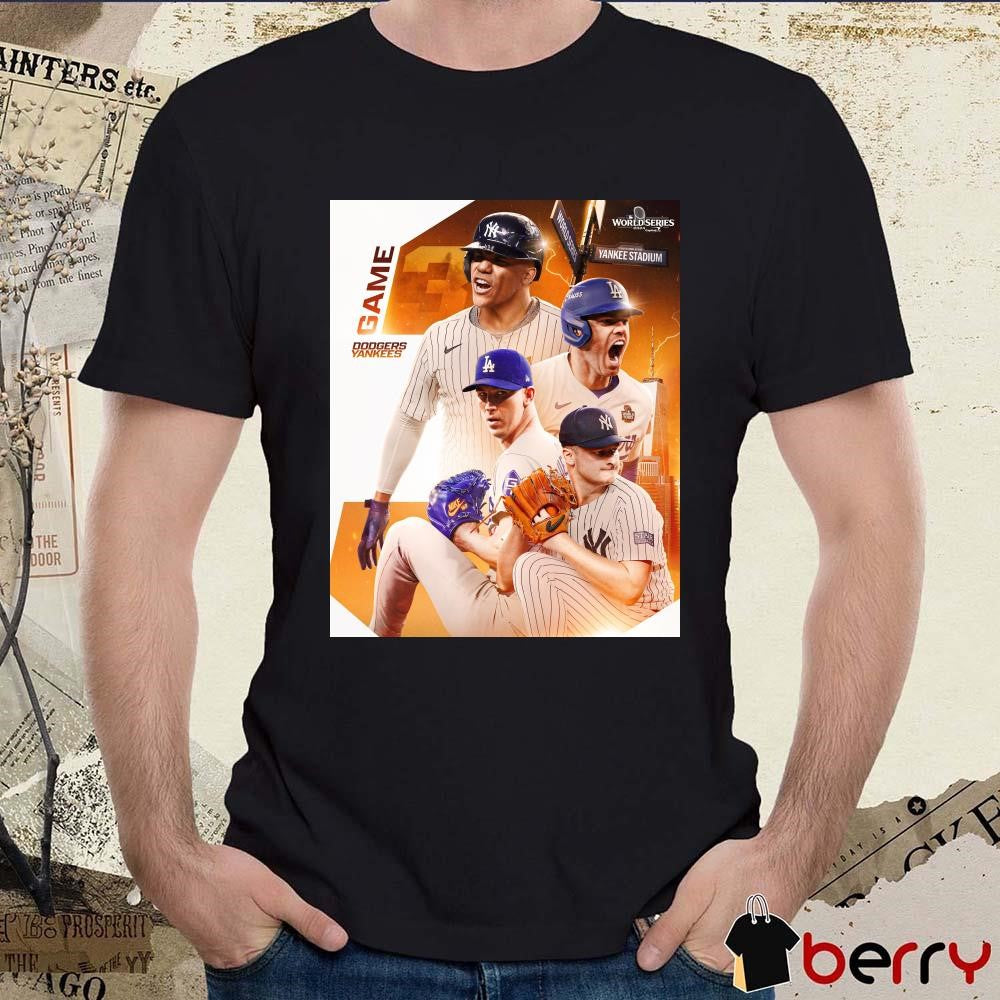 Game 3 Dodgers Vs Yankees The World Series is back in the Bronx for the first time in 15 years Poster t-shirt