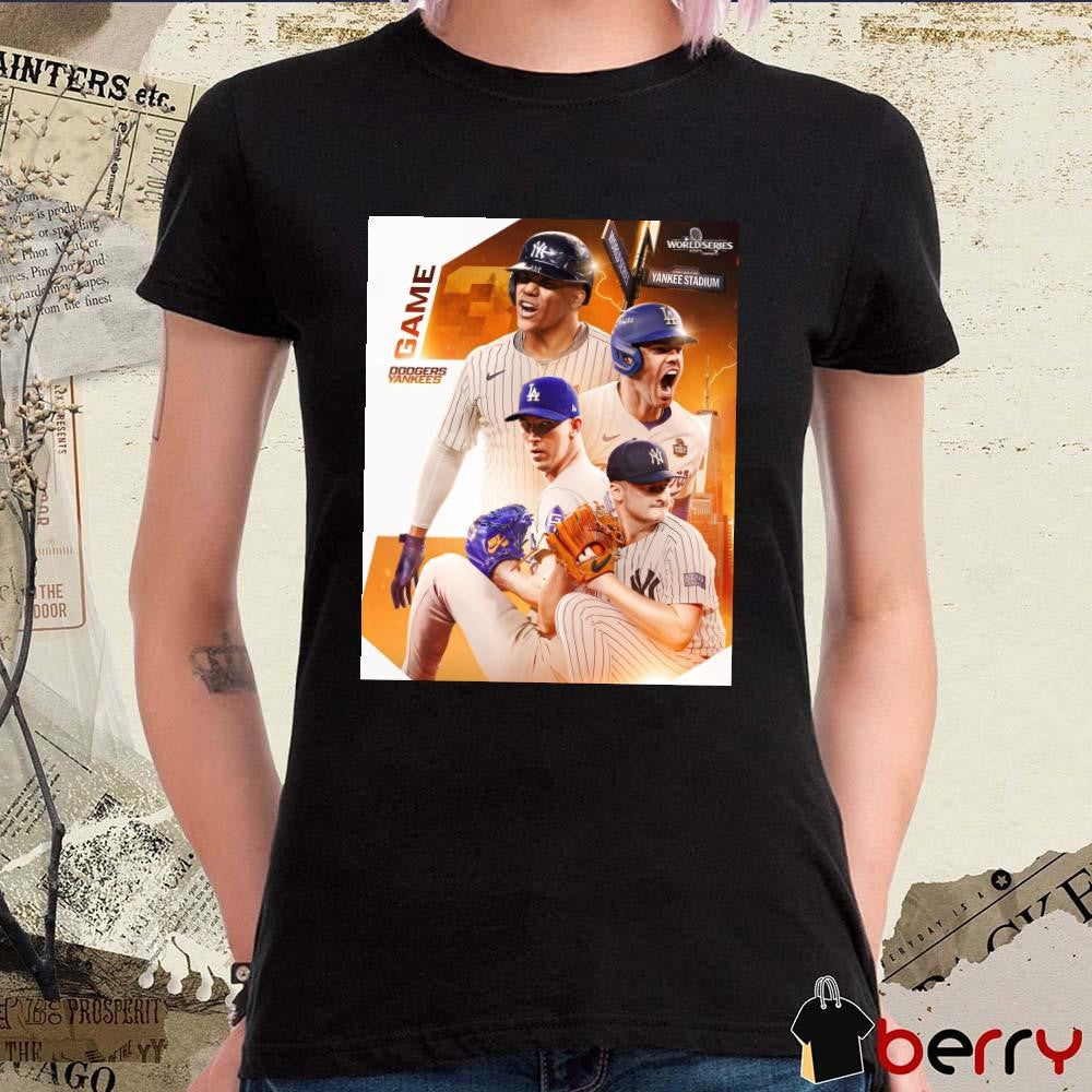 Game 3 Dodgers Vs Yankees The World Series is back in the Bronx for the first time in 15 years Poster t-shirt