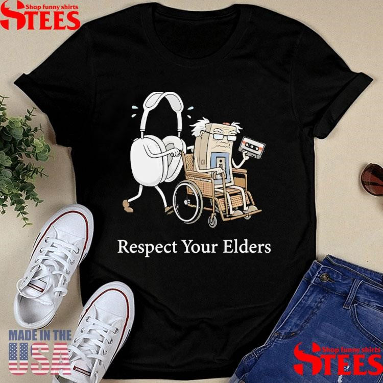 Gaming And Tech Focus Respect Your Elders T-shirt