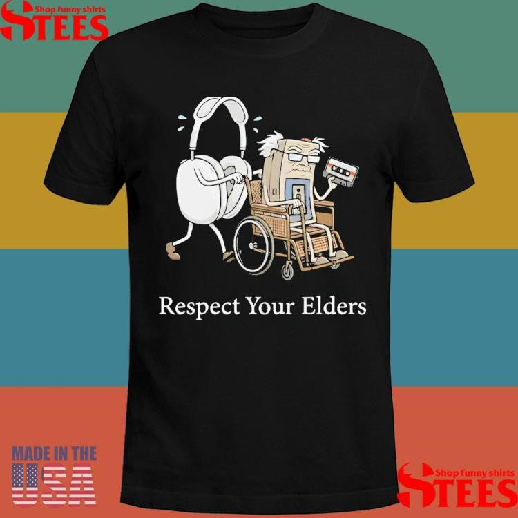 Gaming And Tech Focus Respect Your Elders T-shirt
