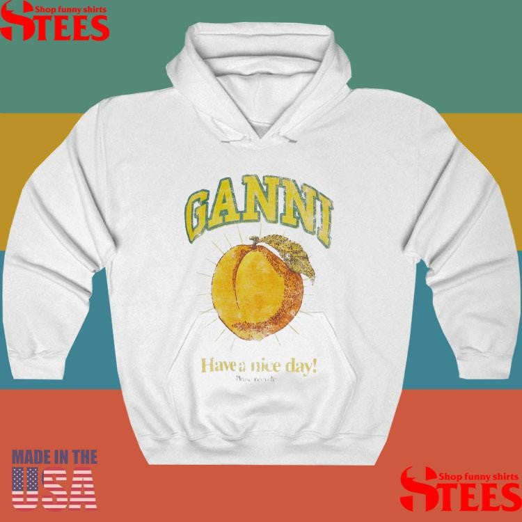 Ganni Have A Nice Day Bruse Recycle Shirts