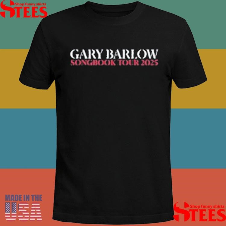 Gary Barlow Songbook Tour 2025 Shirts