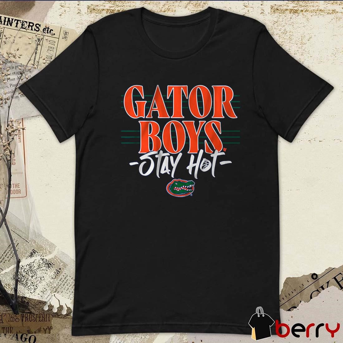 Gator Boys Stay Hot 2025 NCAA Southeastern Conference Florida Gators Logo t-shirt