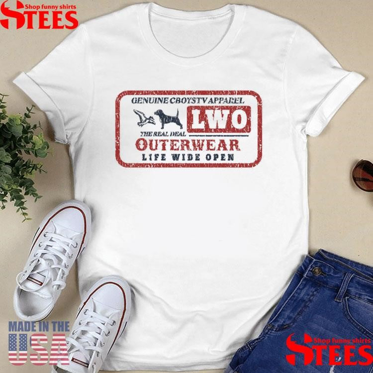 Genuine Cboystv Apparel Lwo The Real Deal Outerwear Life Wide Open Shirts