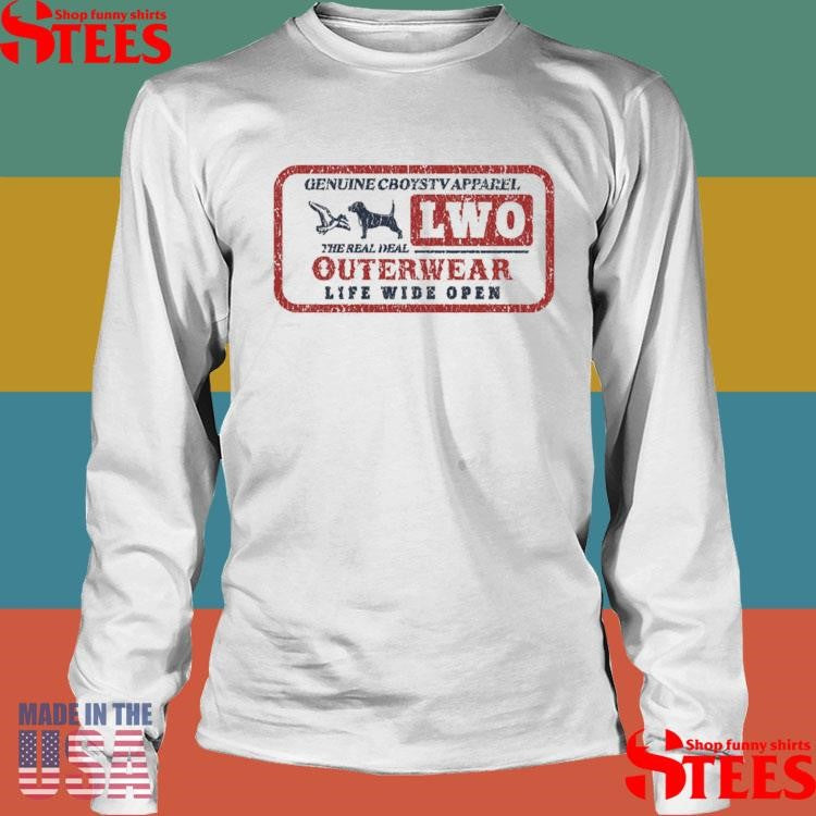Genuine Cboystv Apparel Lwo The Real Deal Outerwear Life Wide Open Shirts