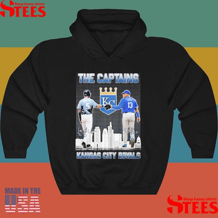 George Brett Salvador Perez The Captains Kansas City Royals T-shirts