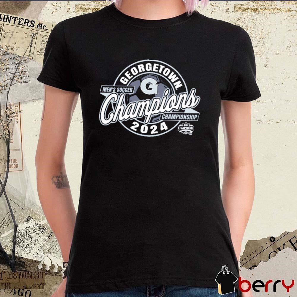 Georgetown Hoyas 2024 Big East Men’s Soccer Tournament Champions t-shirt