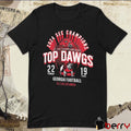 Georgia Bulldogs 2024 15 SEC Championships Football Top Dawgs Conference Champions Score Georgia 22-19 Texas t-shirt