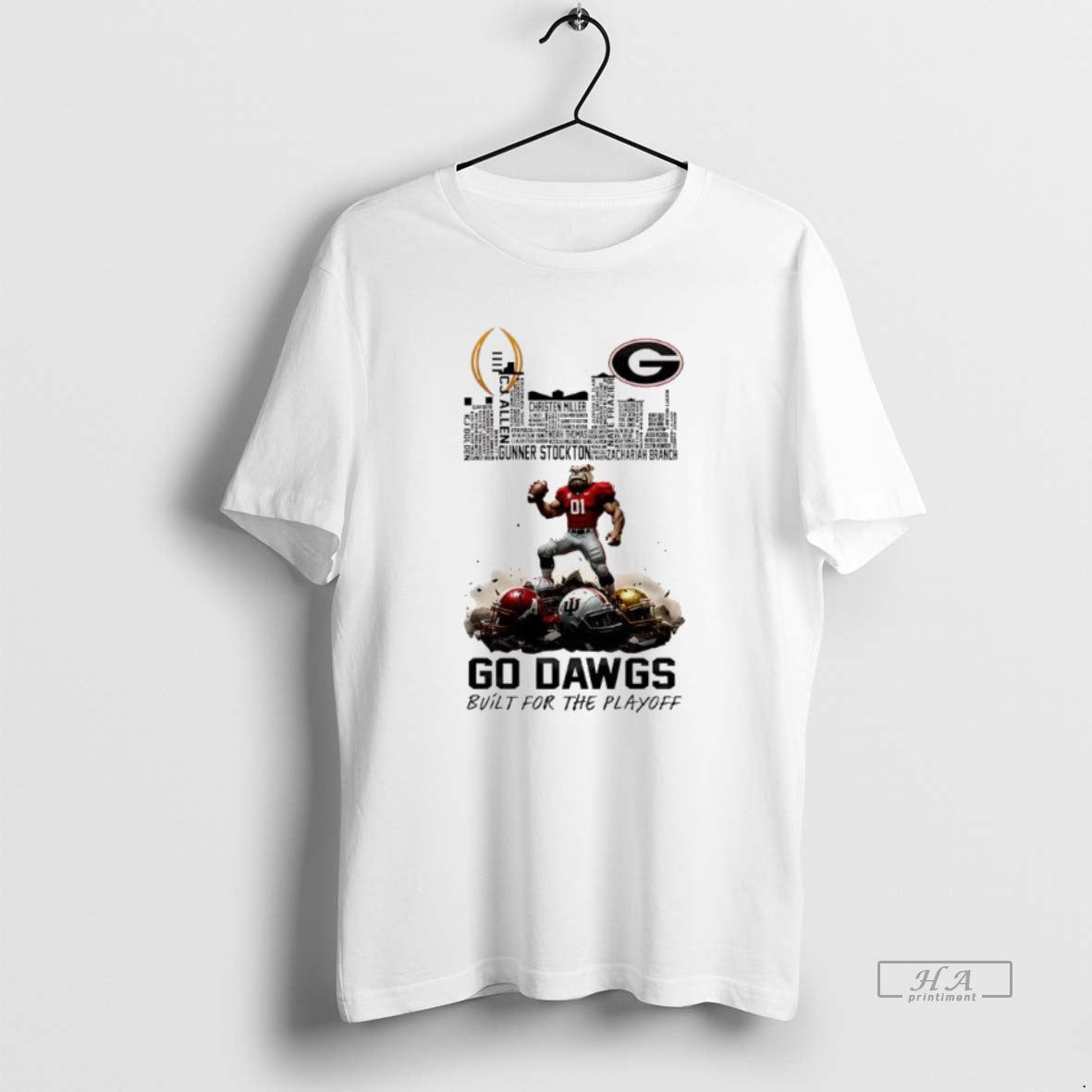 Official Georgia Bulldogs Bulit For Playoff 2025 2026 Cfp Mascot Skyline T-Shirts, Hoodie, Sweatshirt | CiraTrend.com